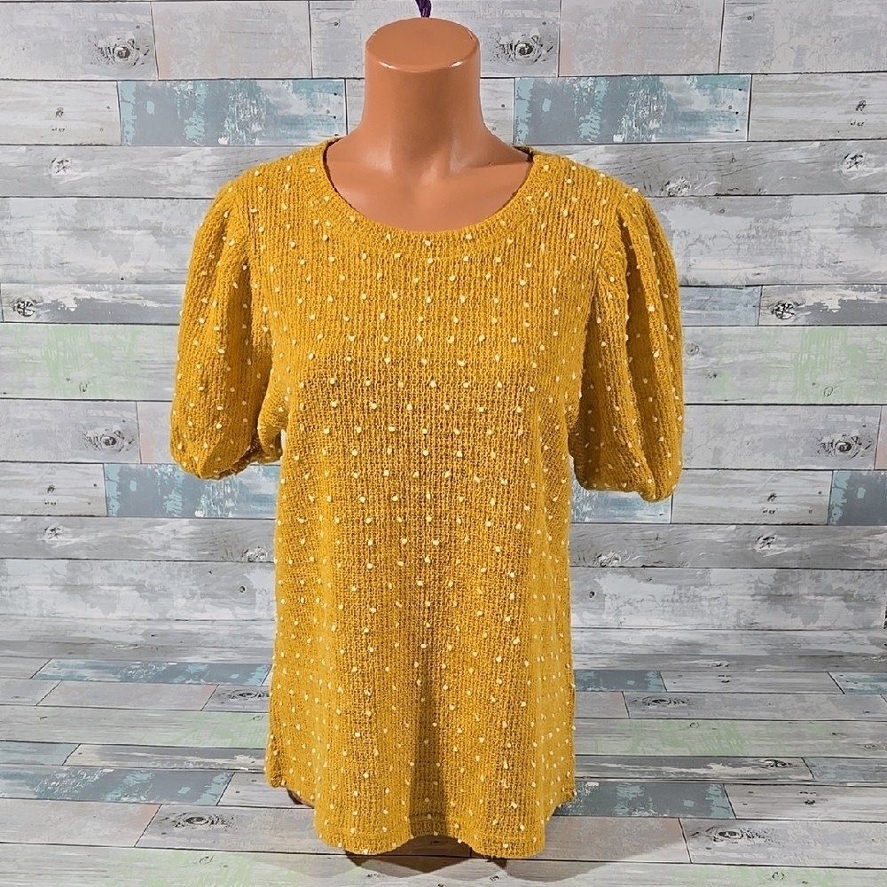 HAYDEN Mustard Golden Yellow Shirt/Top/Blouse Sz Medium